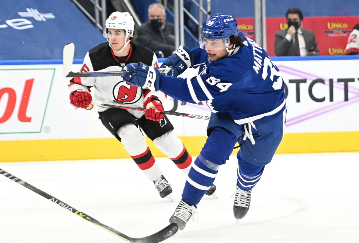 Hughes sets Devils record; Matthews to Minnesota?