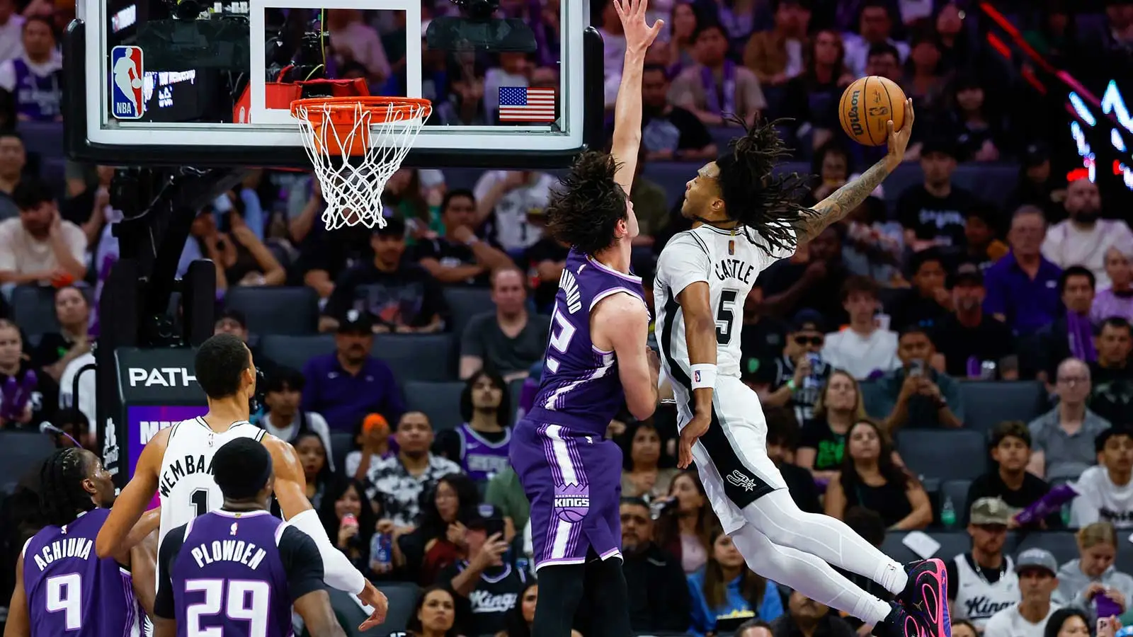 Is Stephen Castle playing tonight? spurs vs pacers injury report
