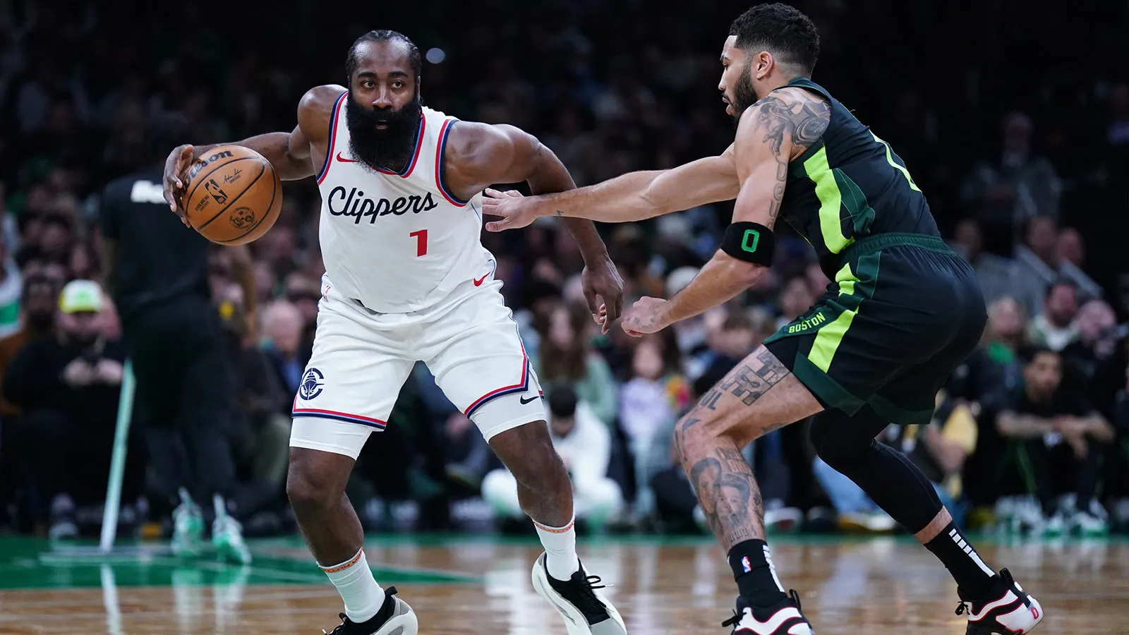 Jayson Tatum gets the perfect message from James Harden