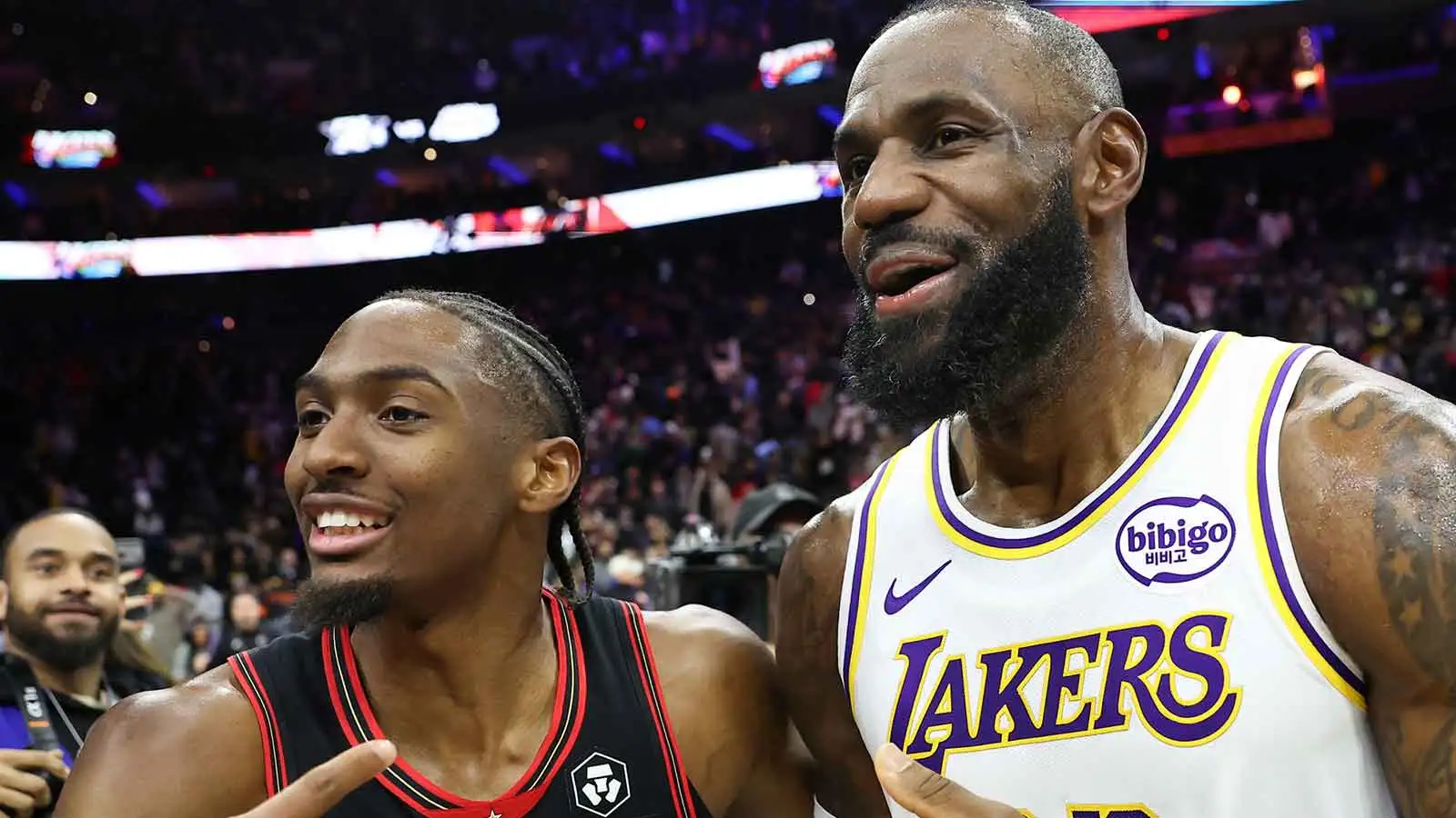 Tyrese Maxey tells a funny story about LeBron James