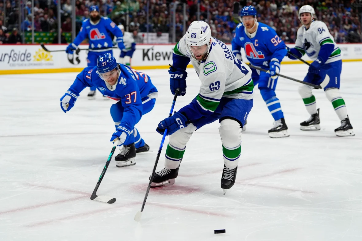 Vancouver Canucks shock Avalanche 8-6 in high-scoring thriller