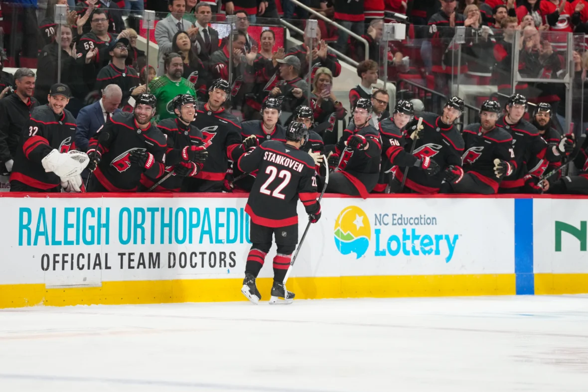 Hurricanes seal playoff spot with dominant win over Blue Jackets