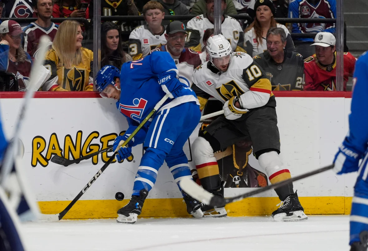 Golden Knights clinch playoff spot with 3-2 overtime win against Avalanche