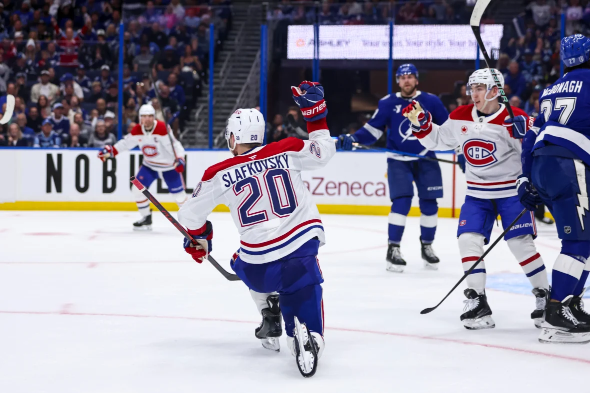 Slafkowski the hat trick hero wins the game
