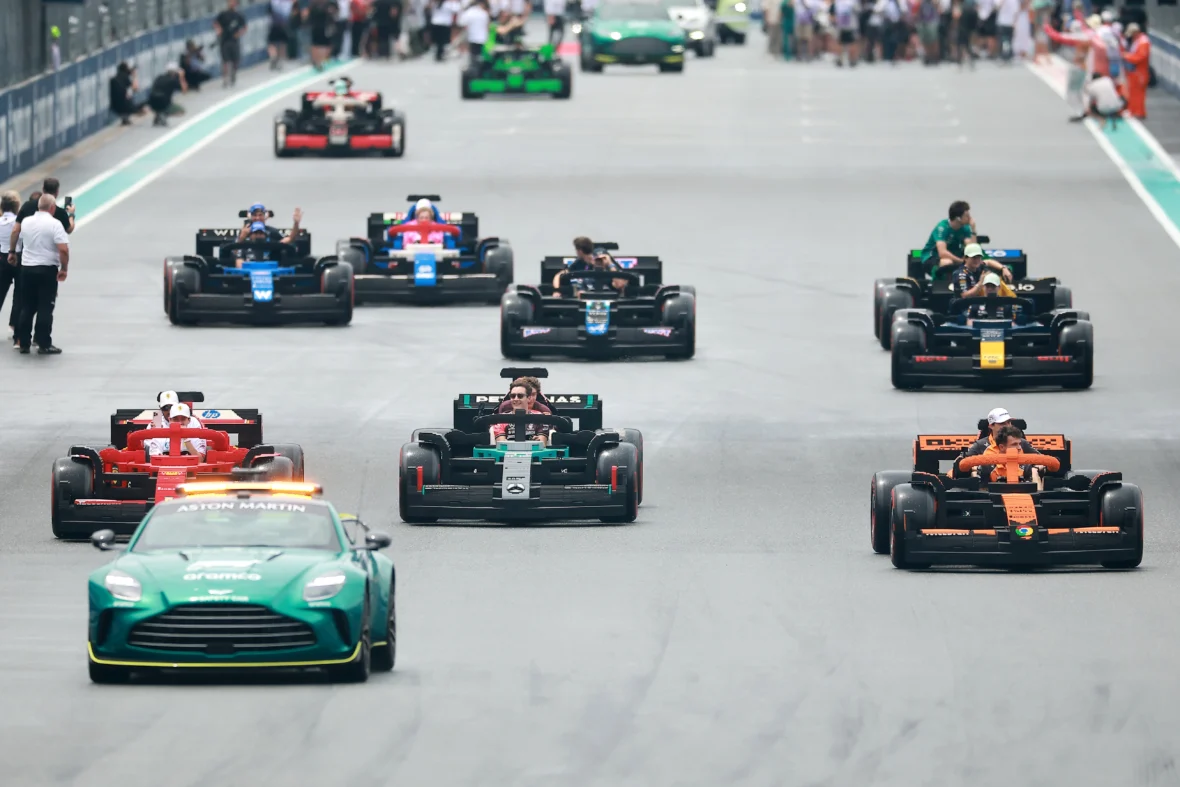 Why are F1 drivers being tested in Italy and what are the risks they face?