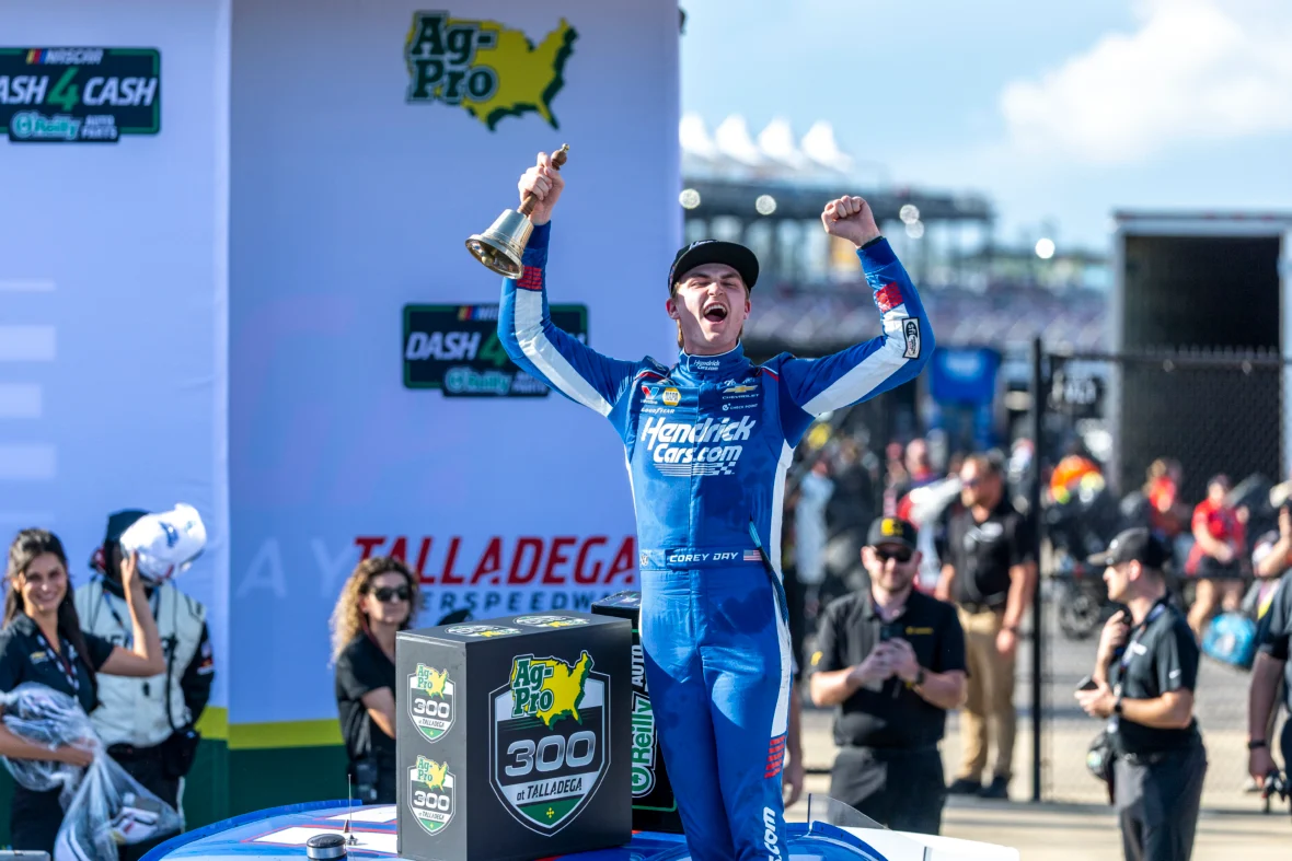 Denny Hamlin questions top Hendrick prospect Corey Day potentially joining the Cup Series in 2027