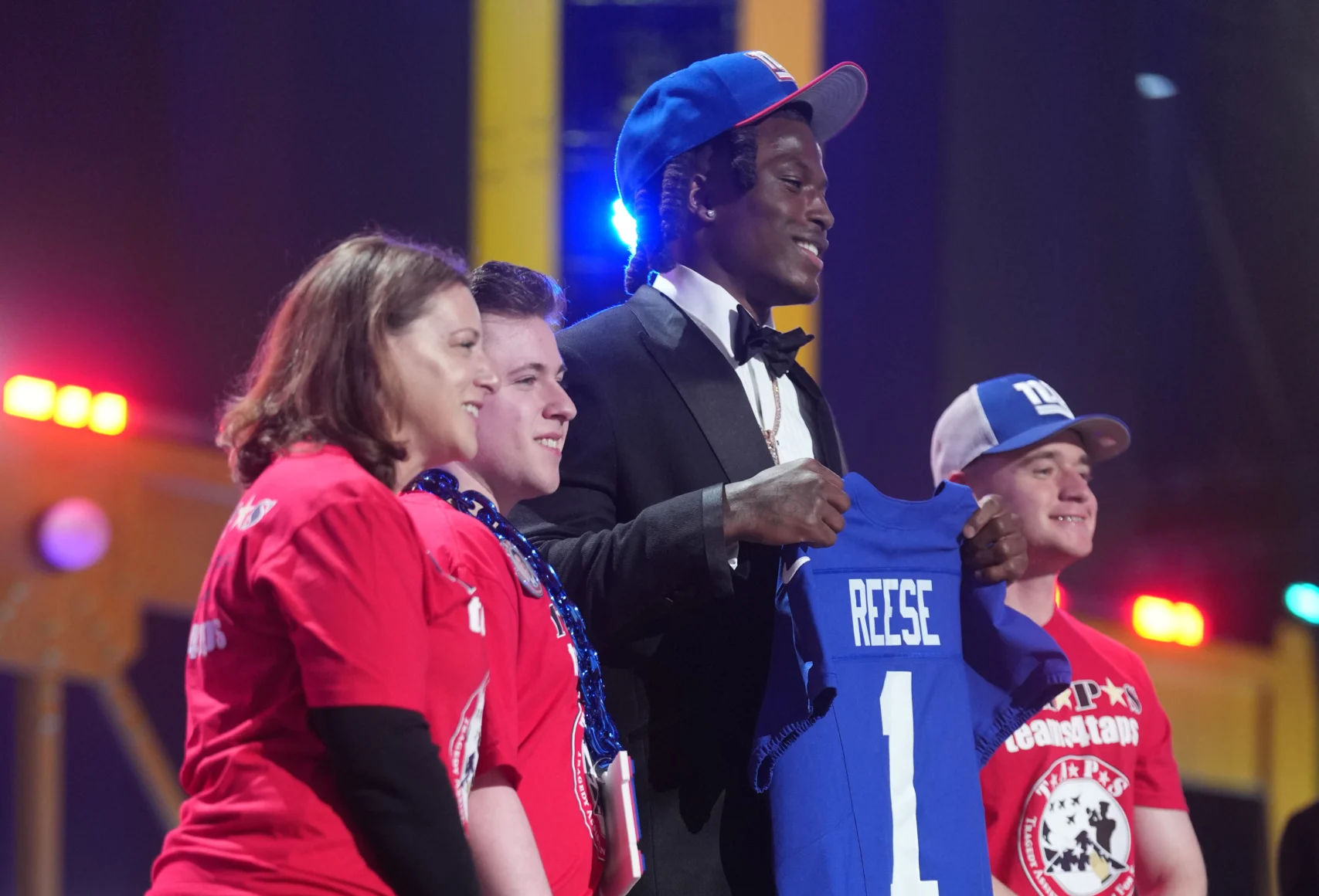 Arvel Reese doesn’t know who will play on his new team, the NY Giants