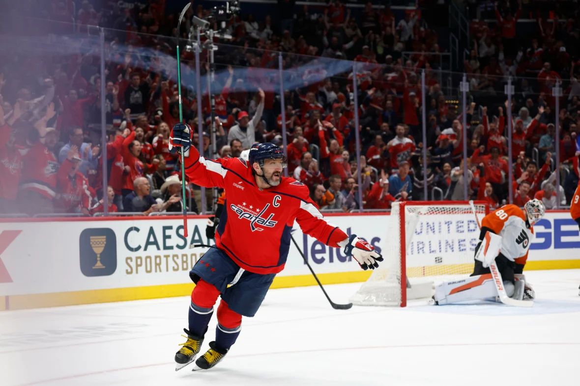 奧維奇金與威爾森達成里程碑：Caps Beat Flyers