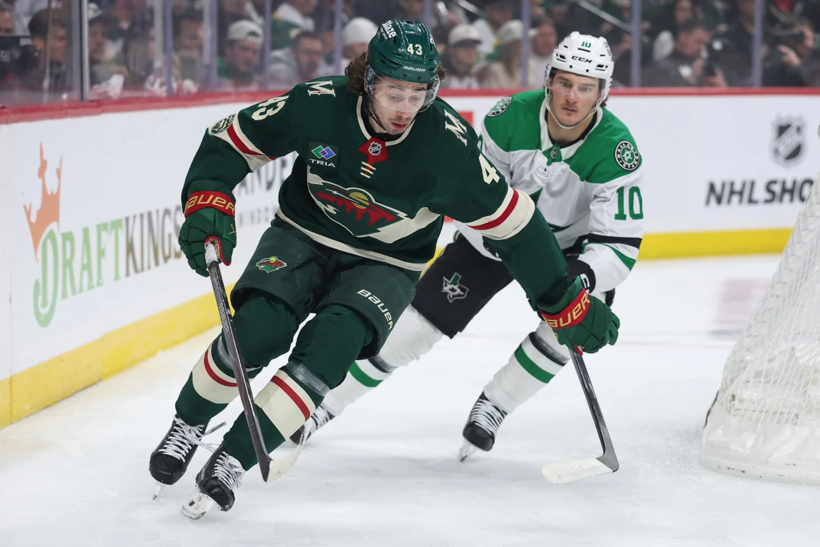Devil’s Own Slow Burn; Quinn Hughes, Wild Fall Behind Stars
