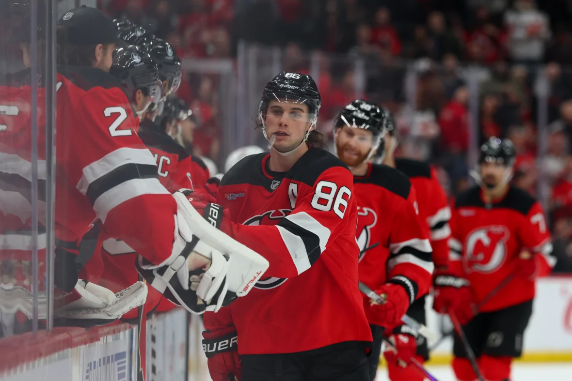 魔鬼队杰克休斯被评为 NHL 本周第二位明星