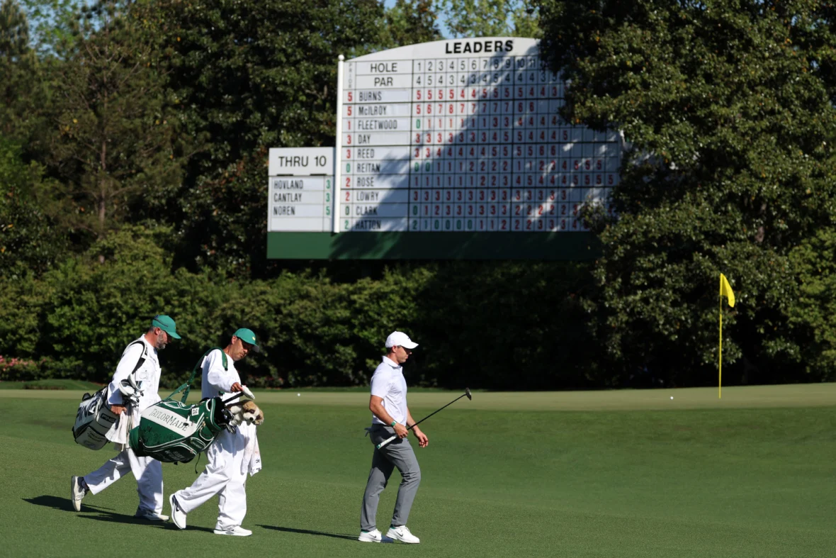 Full standings after Friday in Augusta