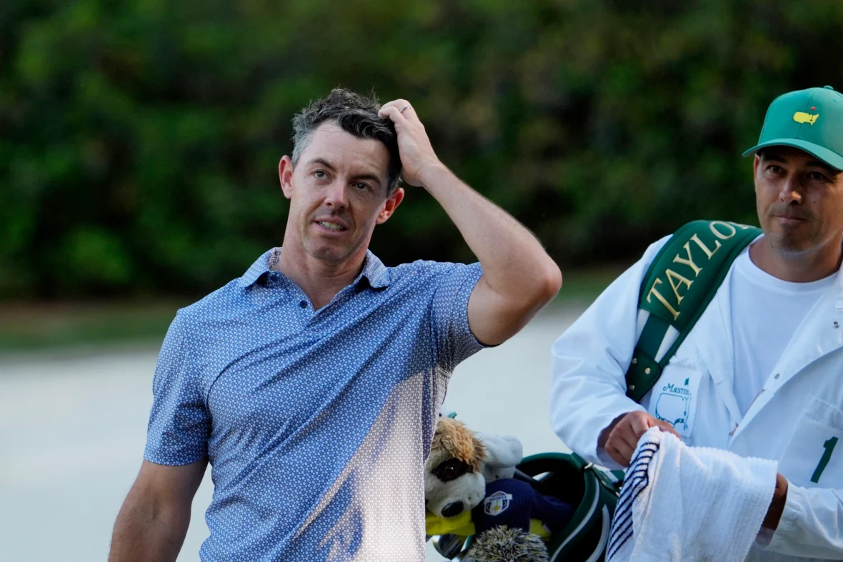 Full standings as Rory McIlroy struggles at Augusta