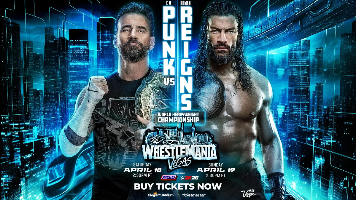 CM Punk vs Roman Reigns Headlines Night 2