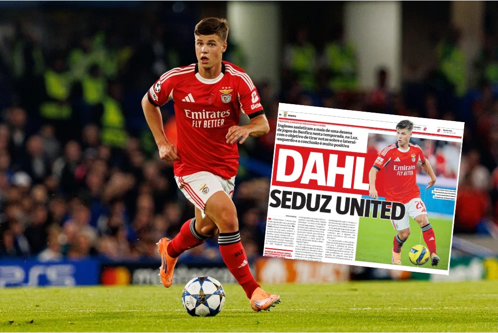 Manchester United sign Benfica left-back – 10+ views, sent to officials, transfer in the works
