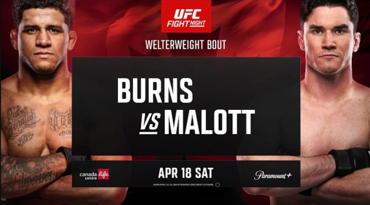 如何觀看 UFC 格鬥之夜：伯恩斯 vs 馬洛特
