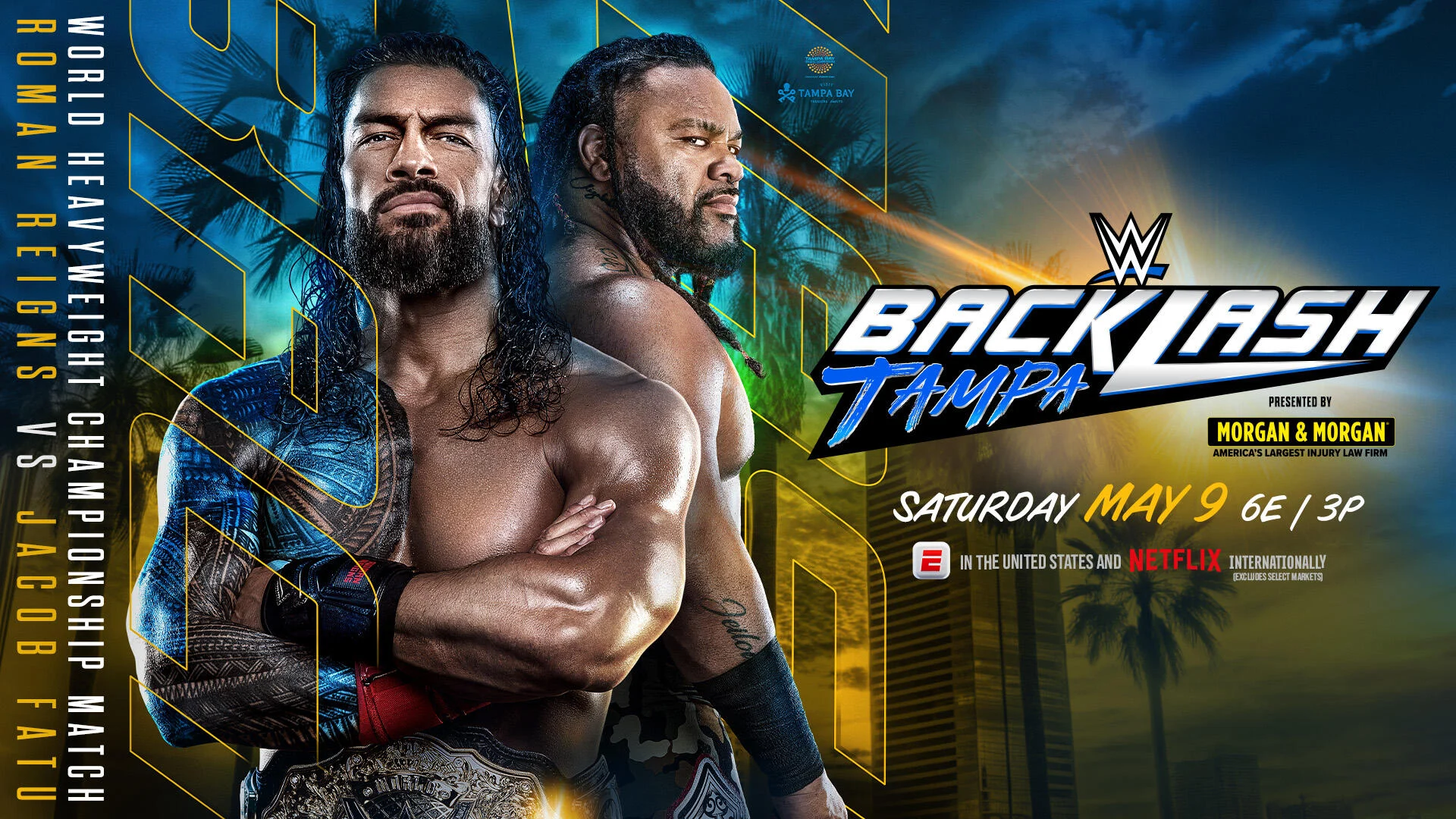 Reigns vs Fatu Headlines Tonight Card