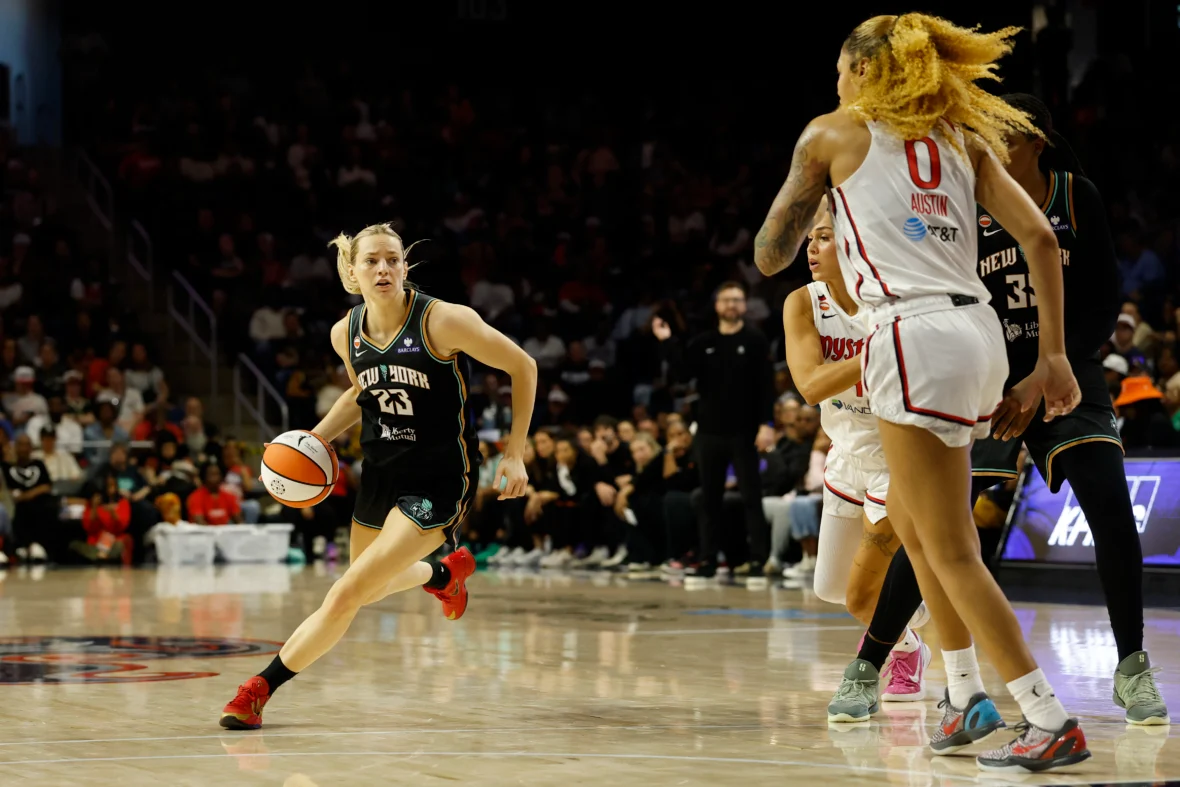 Marine Johannes’ top shooting in Liberty-Mystics game lands her in rare WNBA club