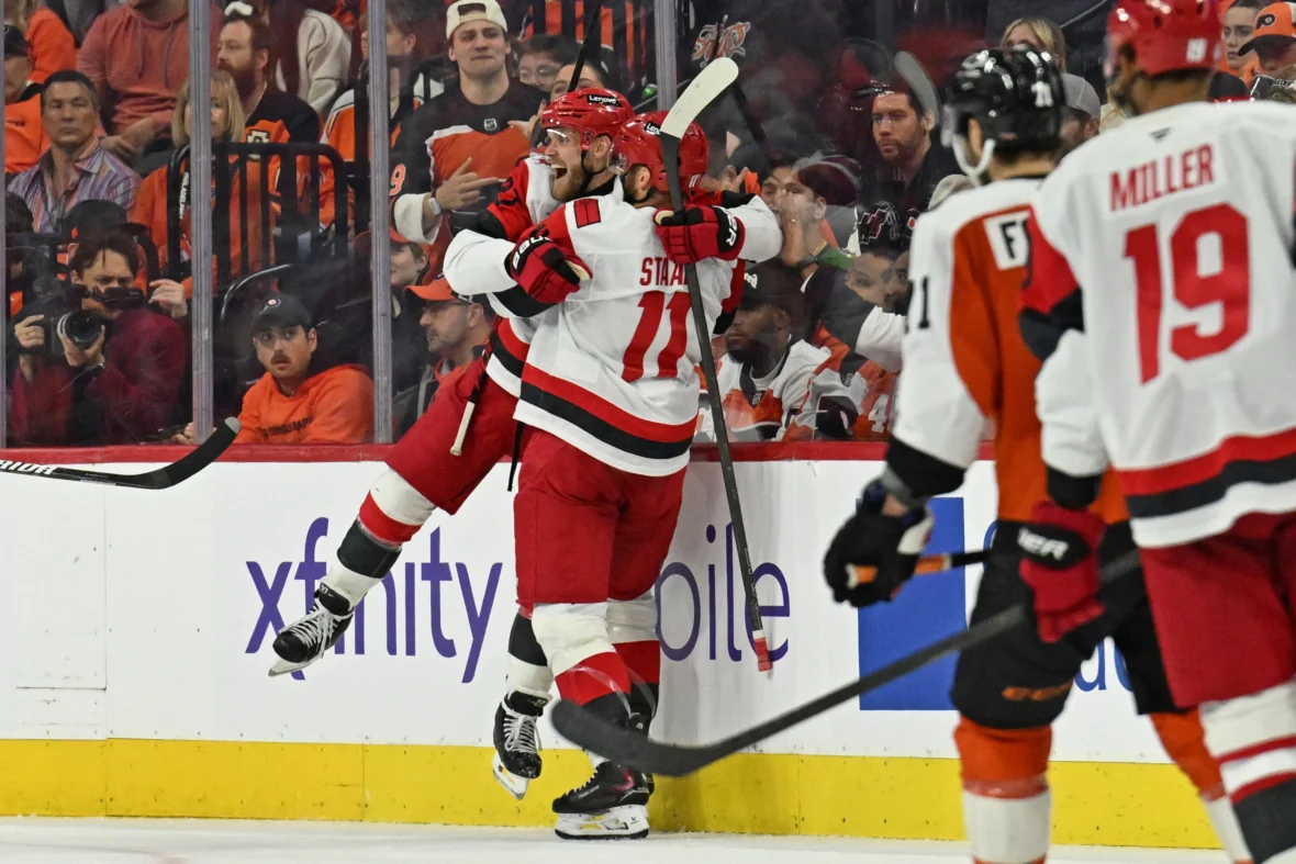 Hurricanes’ win over Flyers in Game 3 causes chaos on Broad Street
