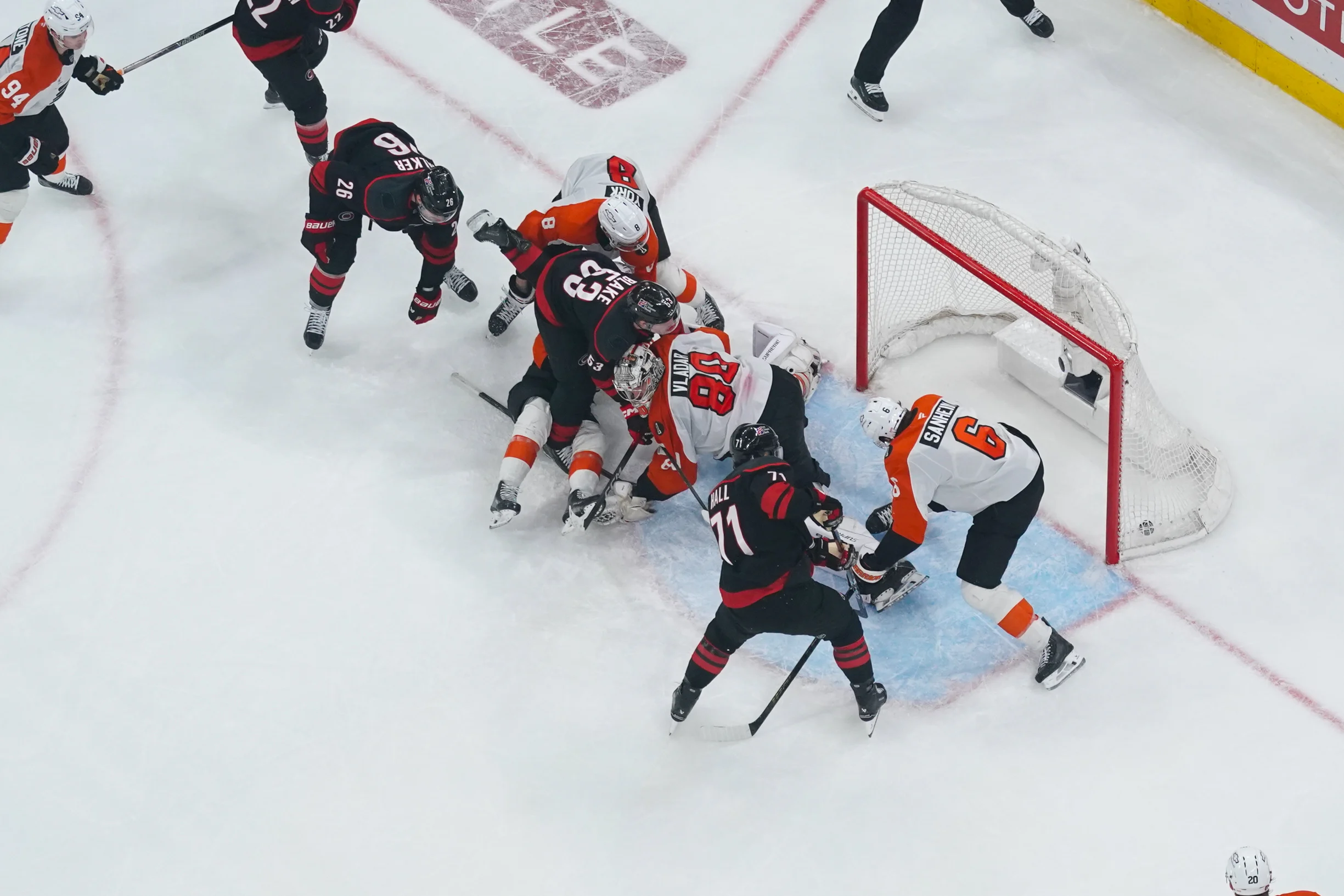Hurricanes bounce back over Flyers in OT despite shaky play