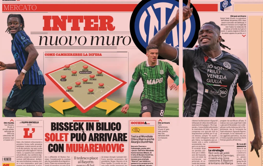 Crystal Palace need to offer €10m more to seal the signing