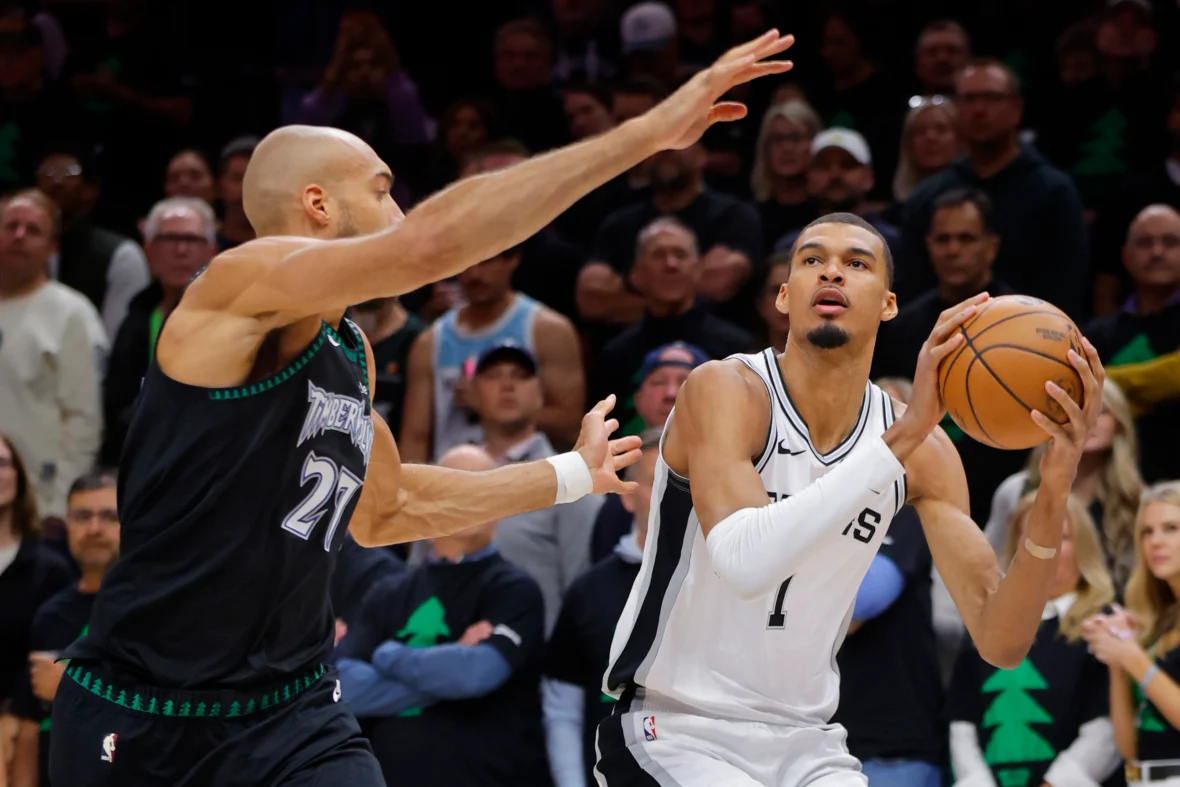 Stephen A. Smith calls Spurs’ Vembanayama ‘very intentional’ elbow after ejection vs. timberwolves